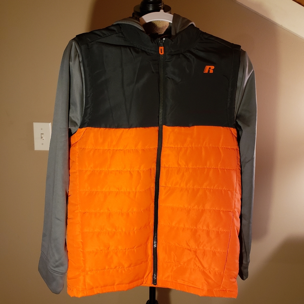 BOYS RUSSELL ATHLETIC BRAND THICK JACKET